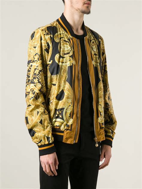 versace mens coat